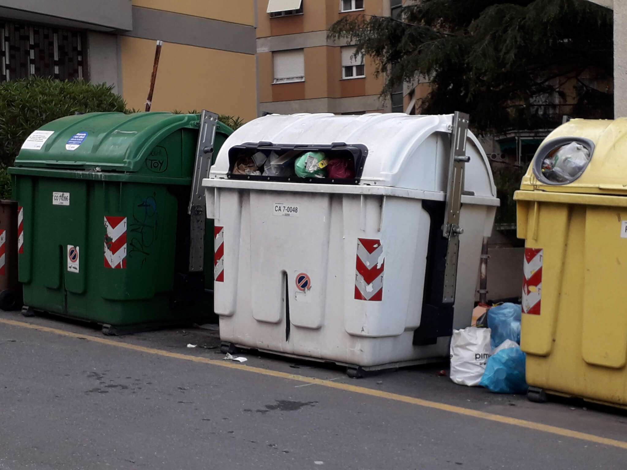 spazzatura differenziata