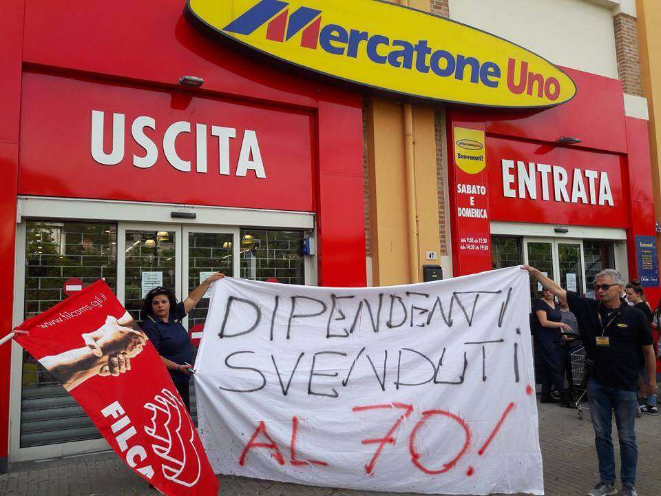 sciopero mercatone uno