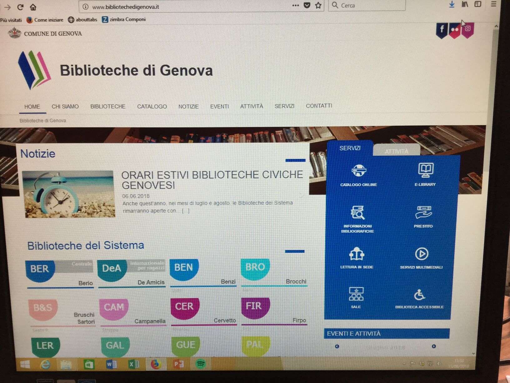 biblioteche portale