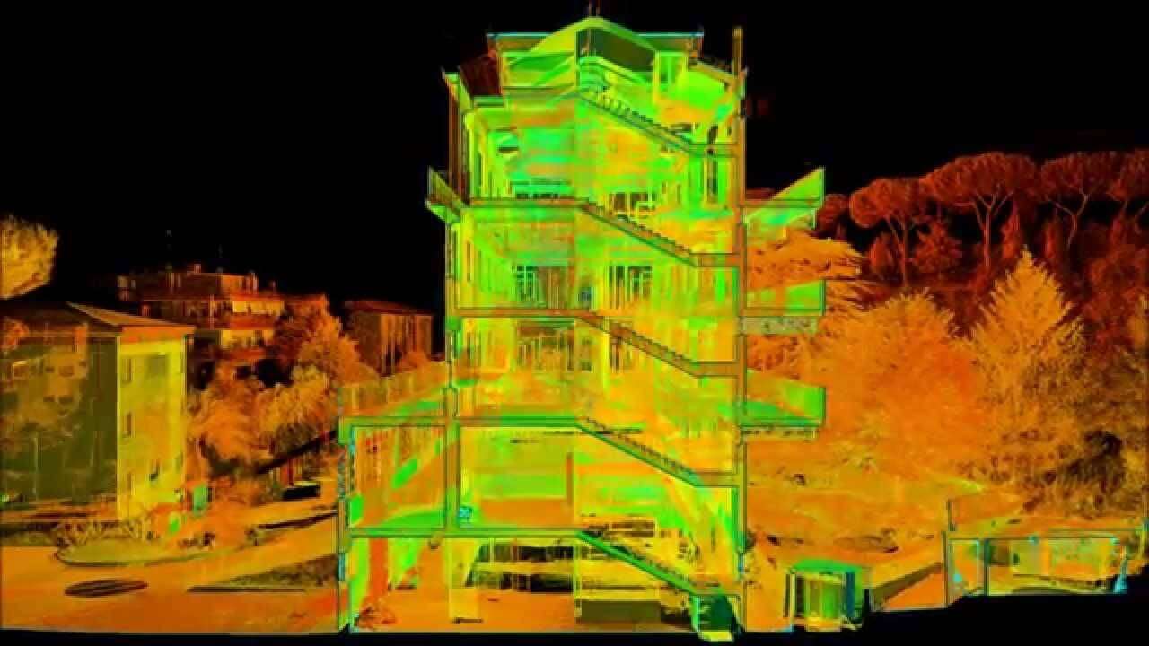 rilievo edifici al laser