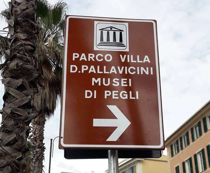villa durazzo pallavicini cartelli segnaletici