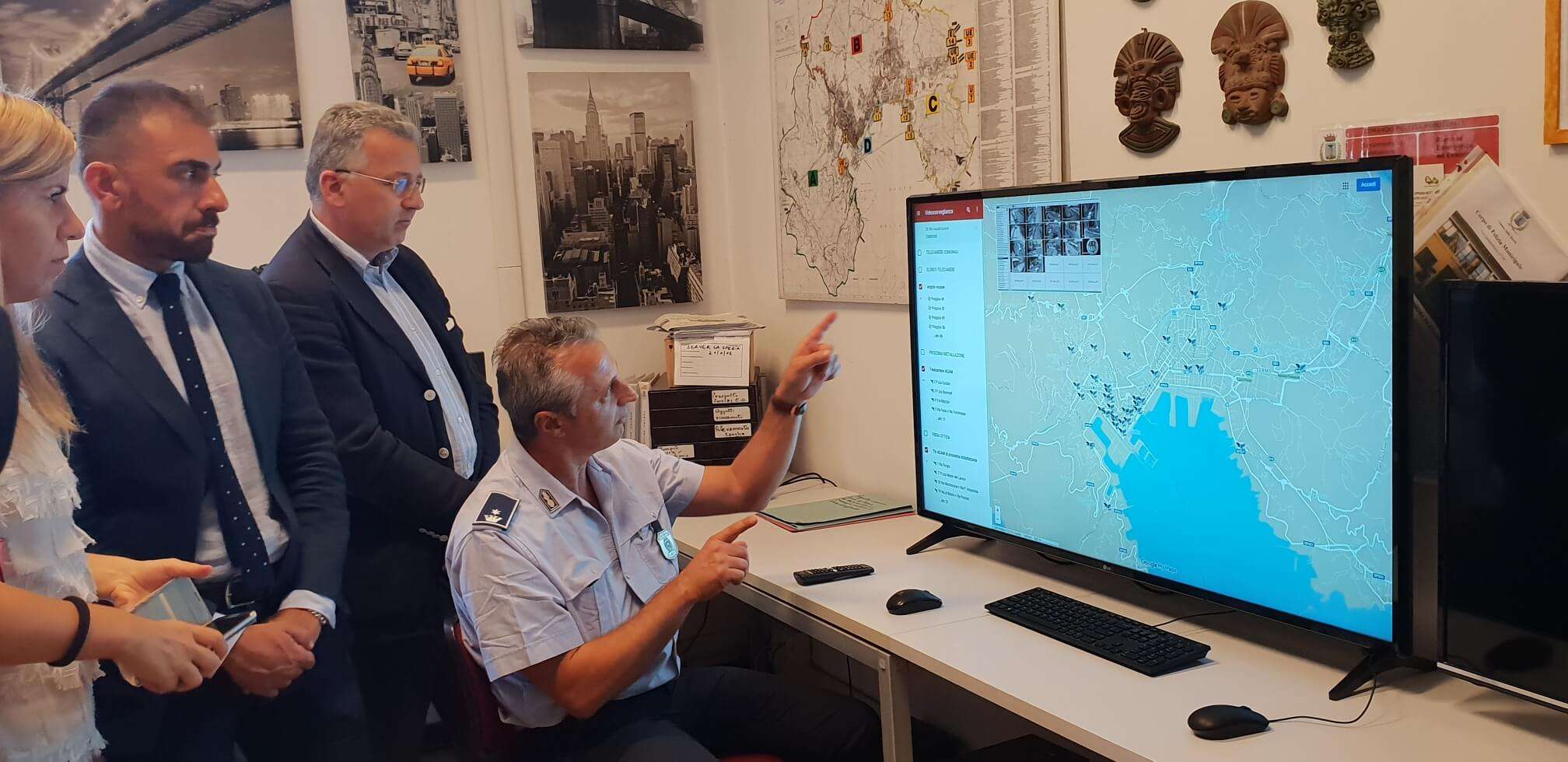 la spezia sorveglianza telecamere acam