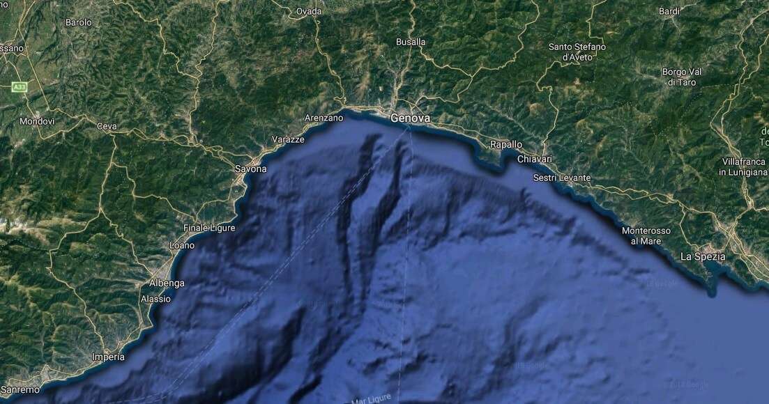 cartina liguria