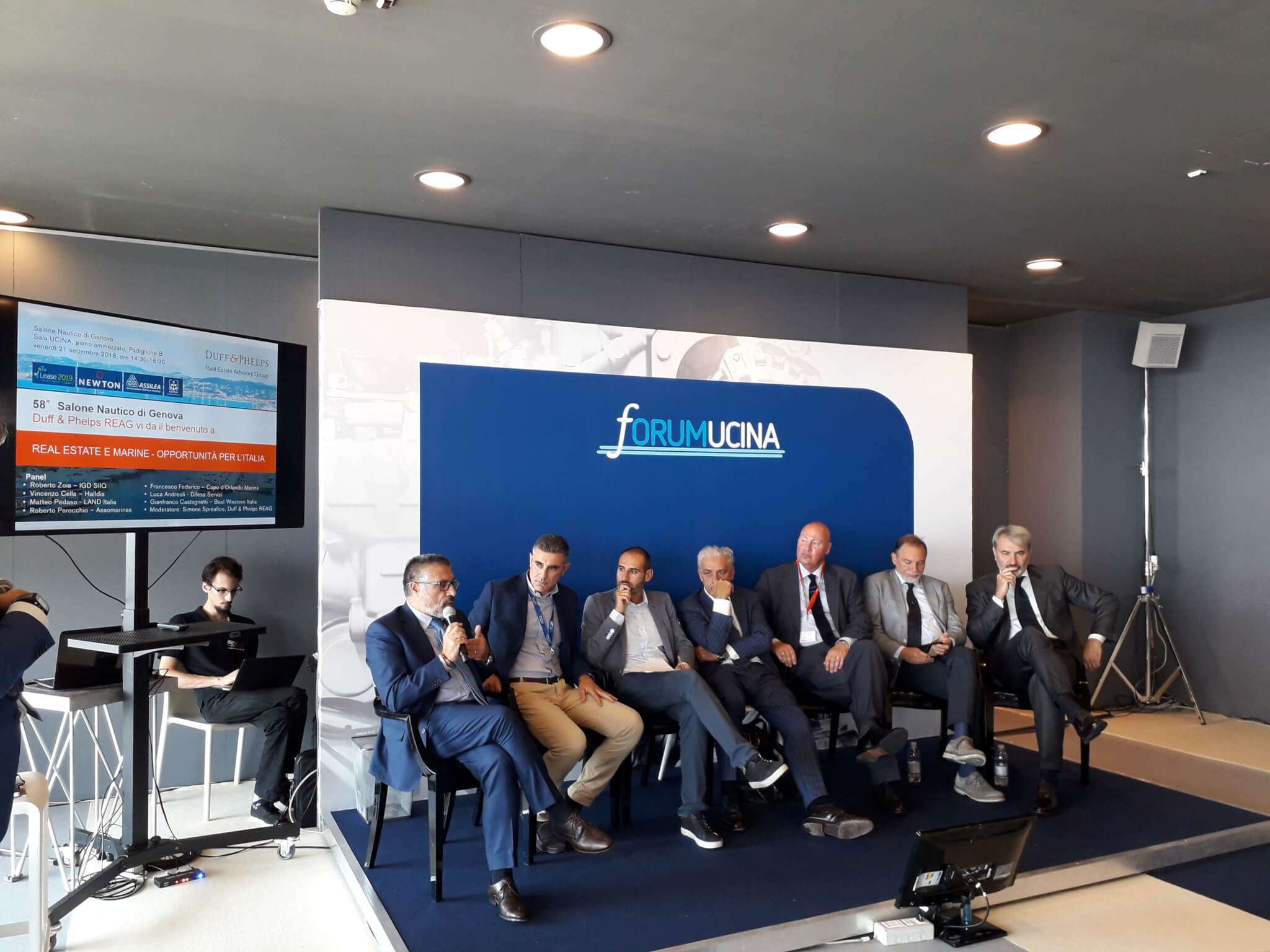 conferenza salone nautico real estate e marine