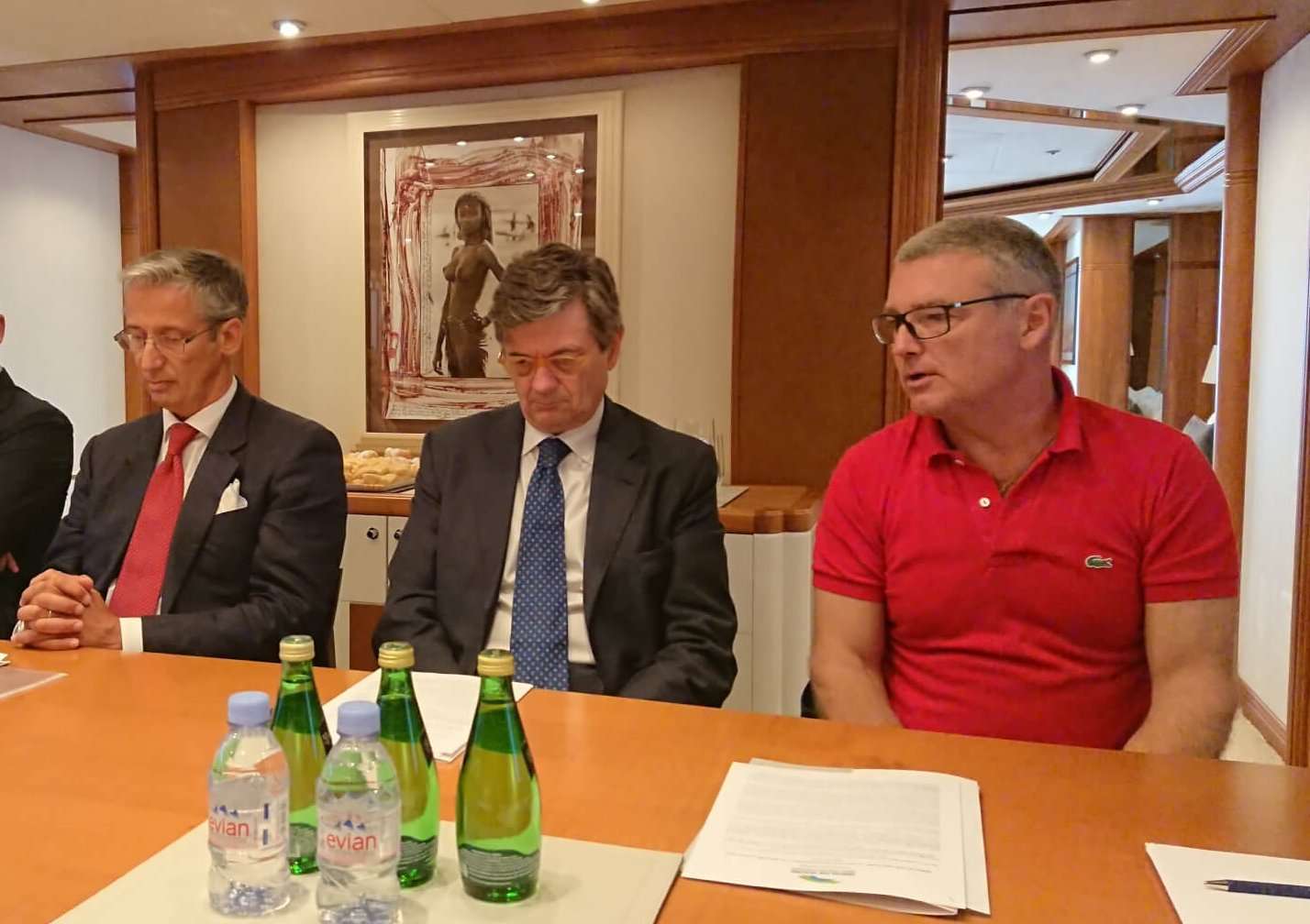 Genova For Yachting – Da sinistra: Alberto Amico, Giuseppe Pappalardo, Fabio Pesto