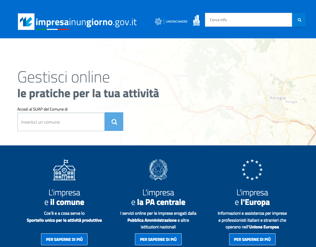 impresa in un giorno