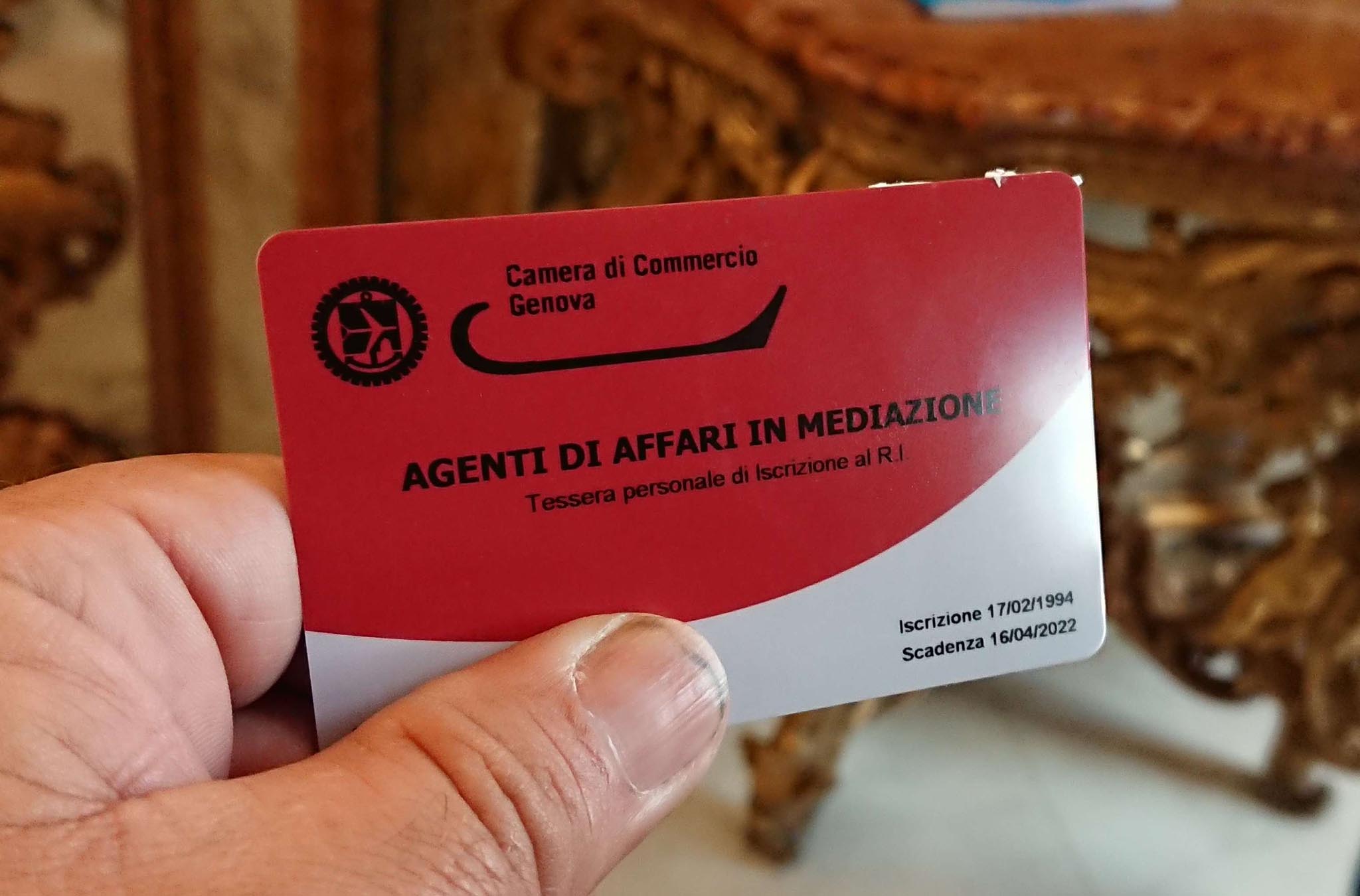 tesserino mediatori immobiliare