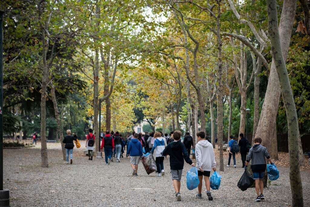 FEG Acquasola pulizia parco