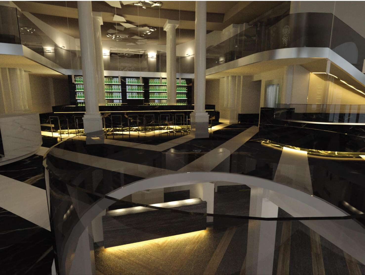 rendering scalinata borghese2