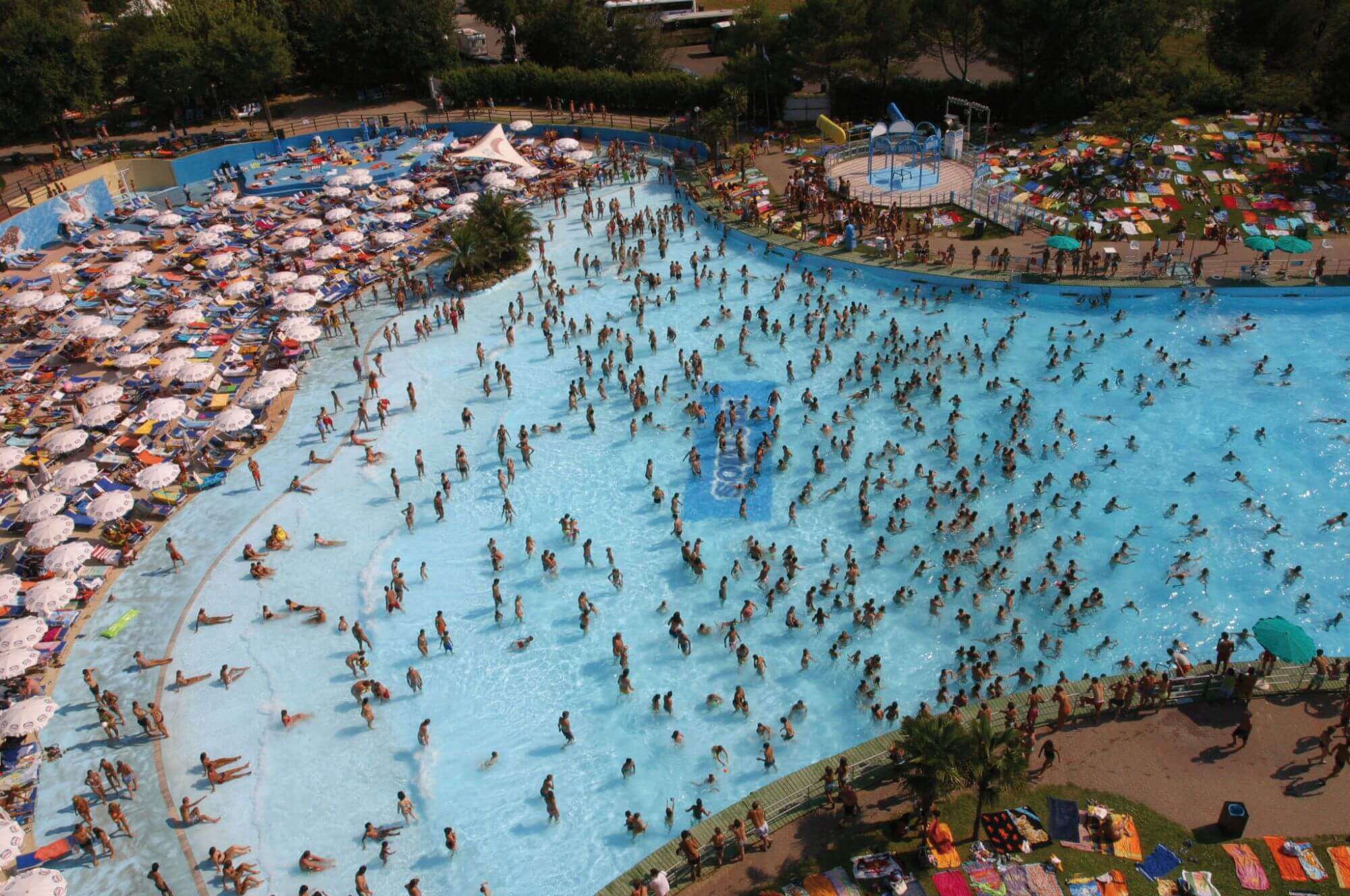 Aquafan piscina a onde ridotta
