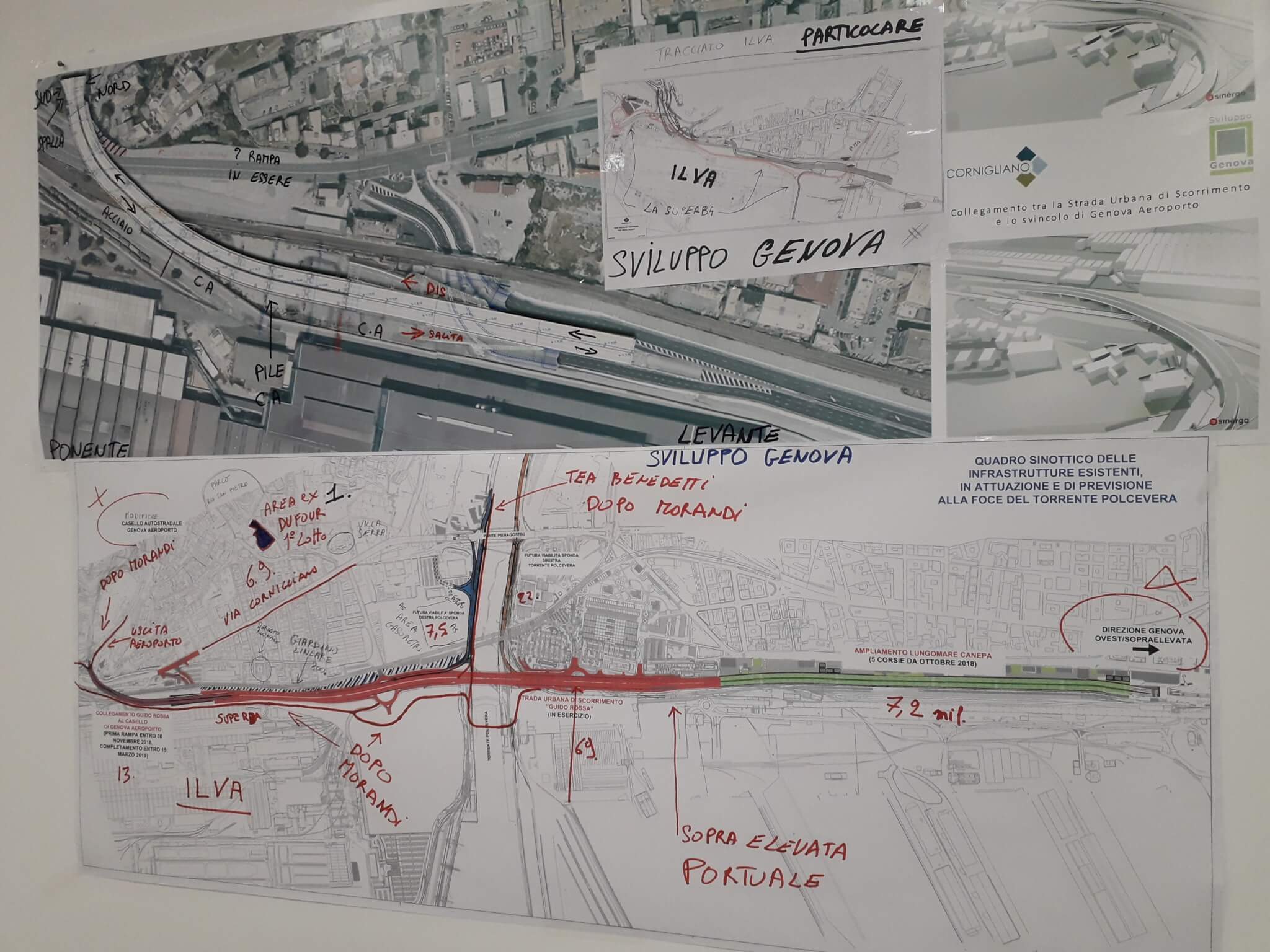 opere zona val Polcevera Sviluppo Genova