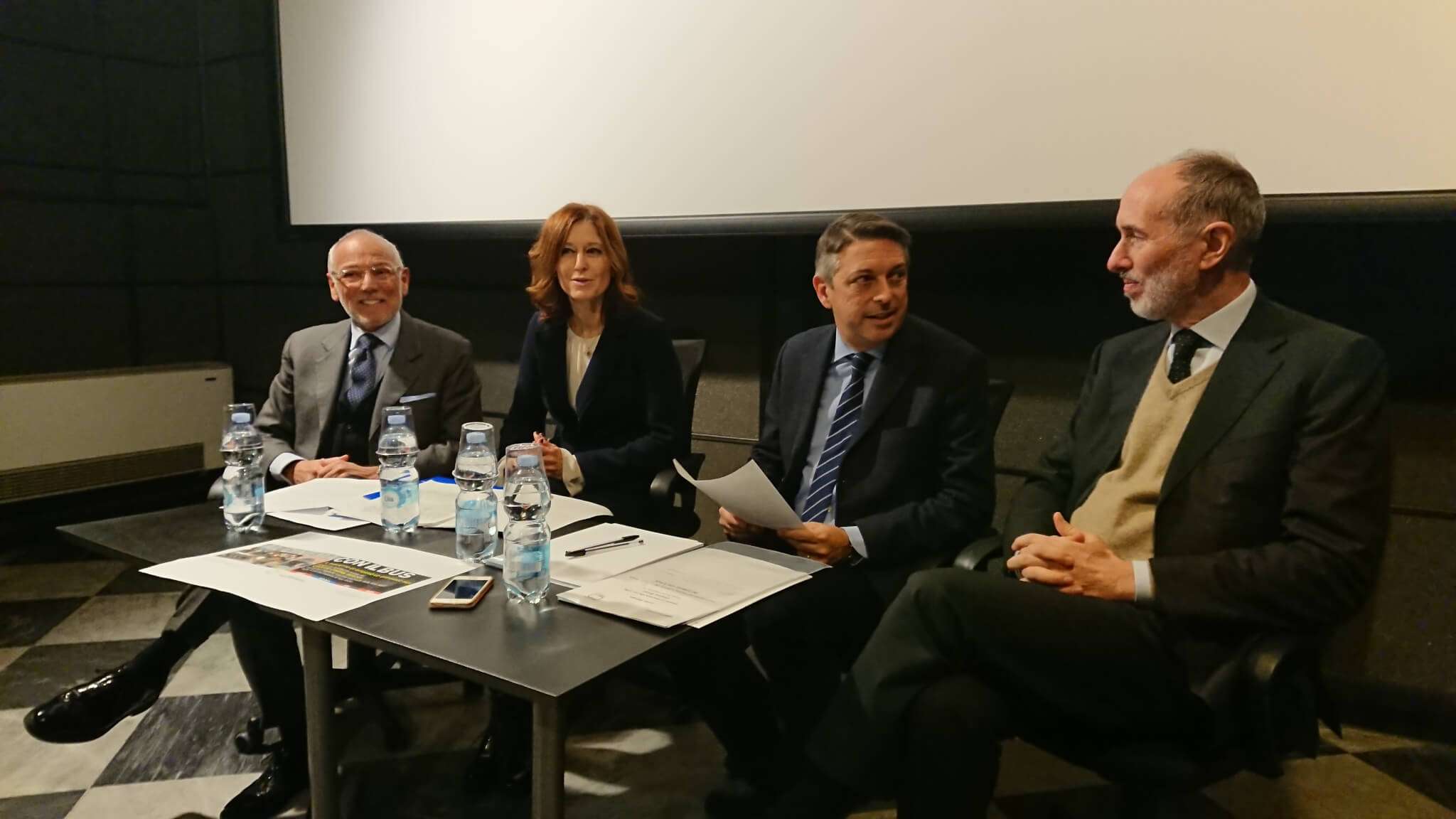 Da sinistra: Stefano Balleari, Barbara Grosso, Alessandro Giacobbe e Marco Beltrami