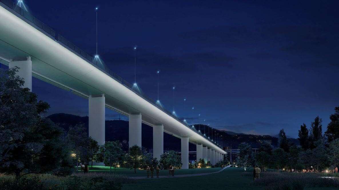 Rendering ponte polcevera