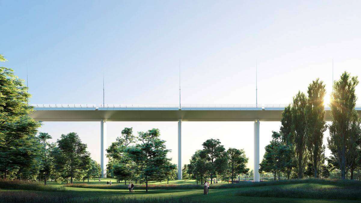 Rendering ponte polcevera