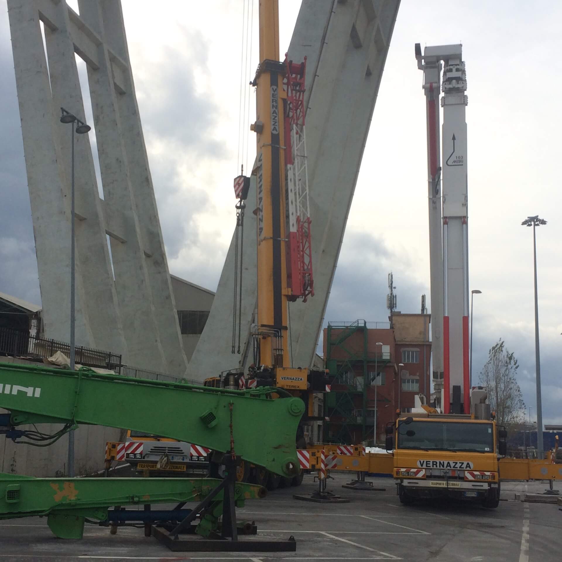 ponte morandi lavori