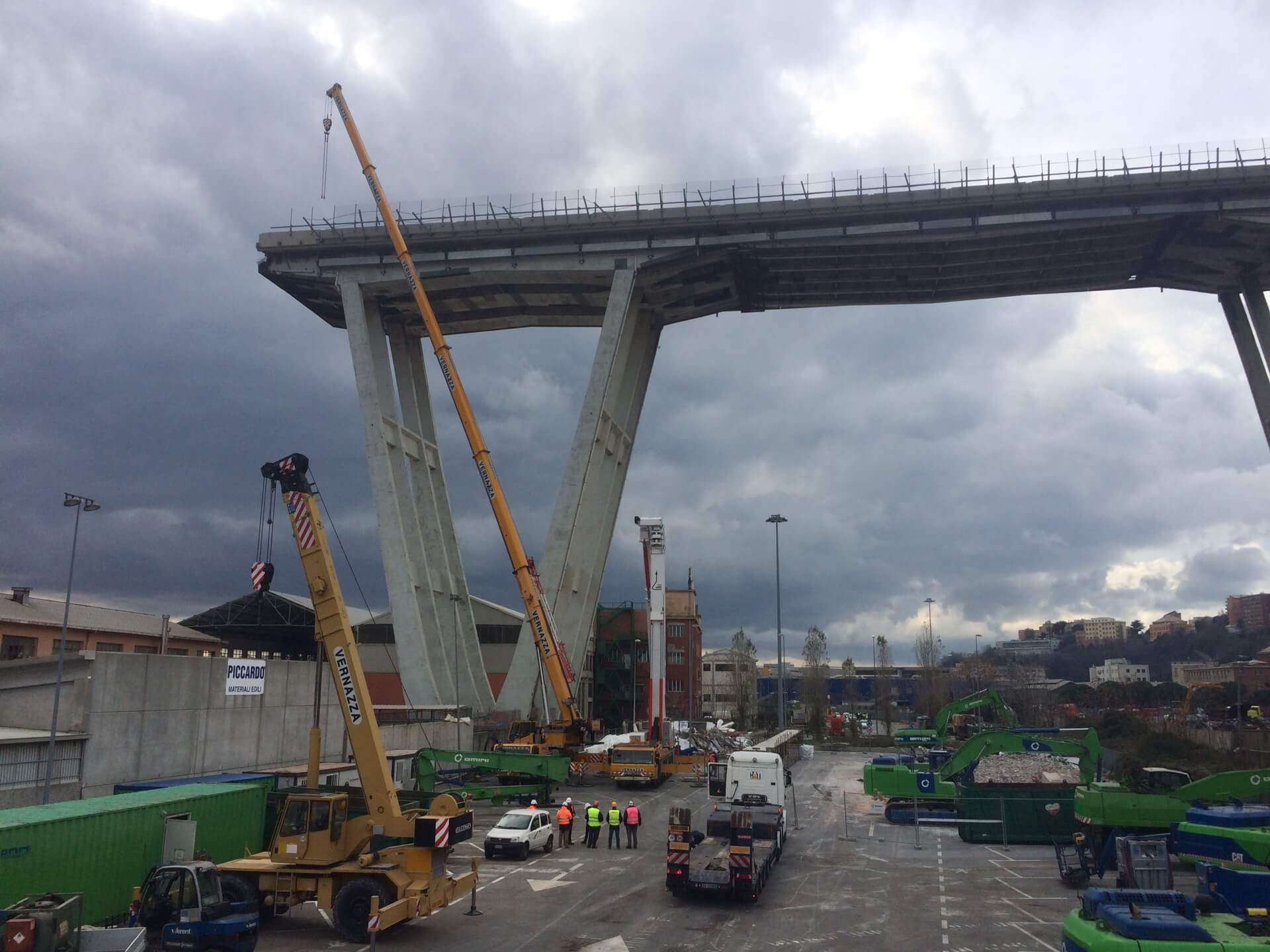 ponte morandi lavori