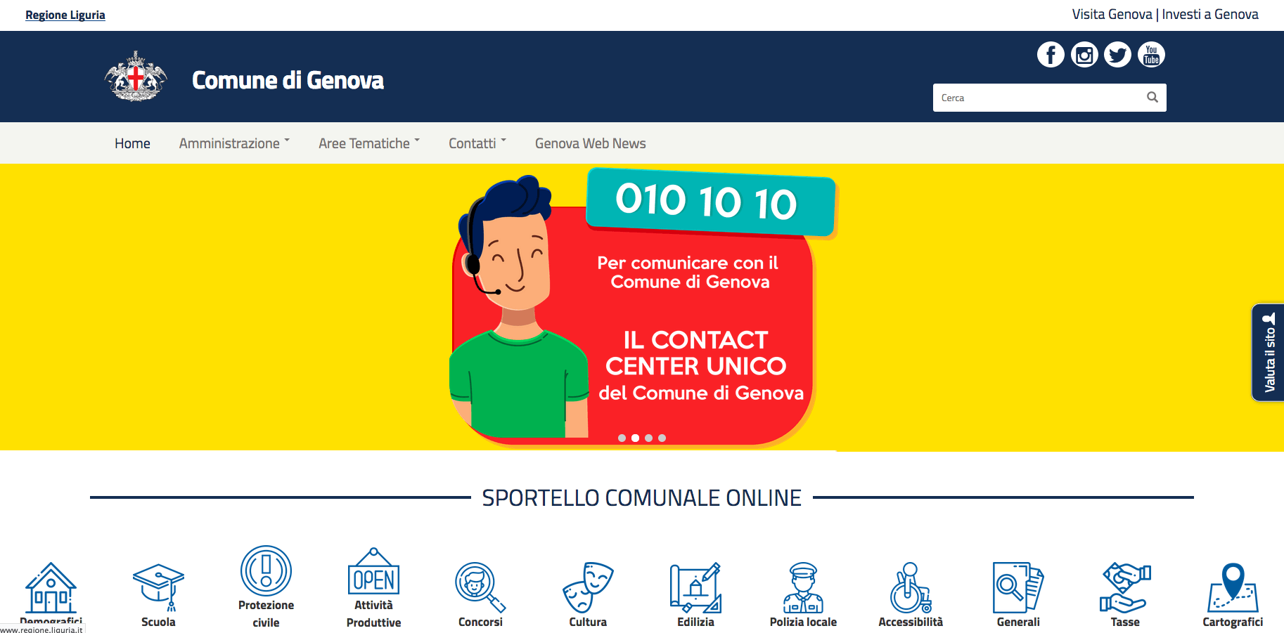 comune ge sito
