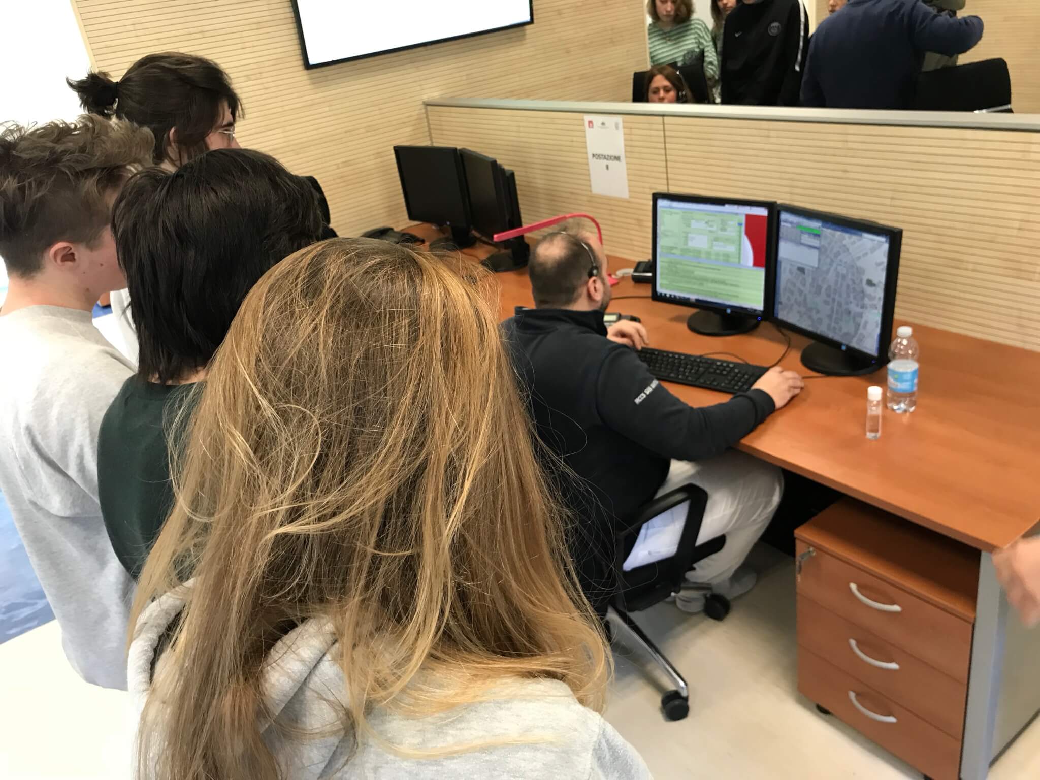 Studenti in Centrale unica operativa 112