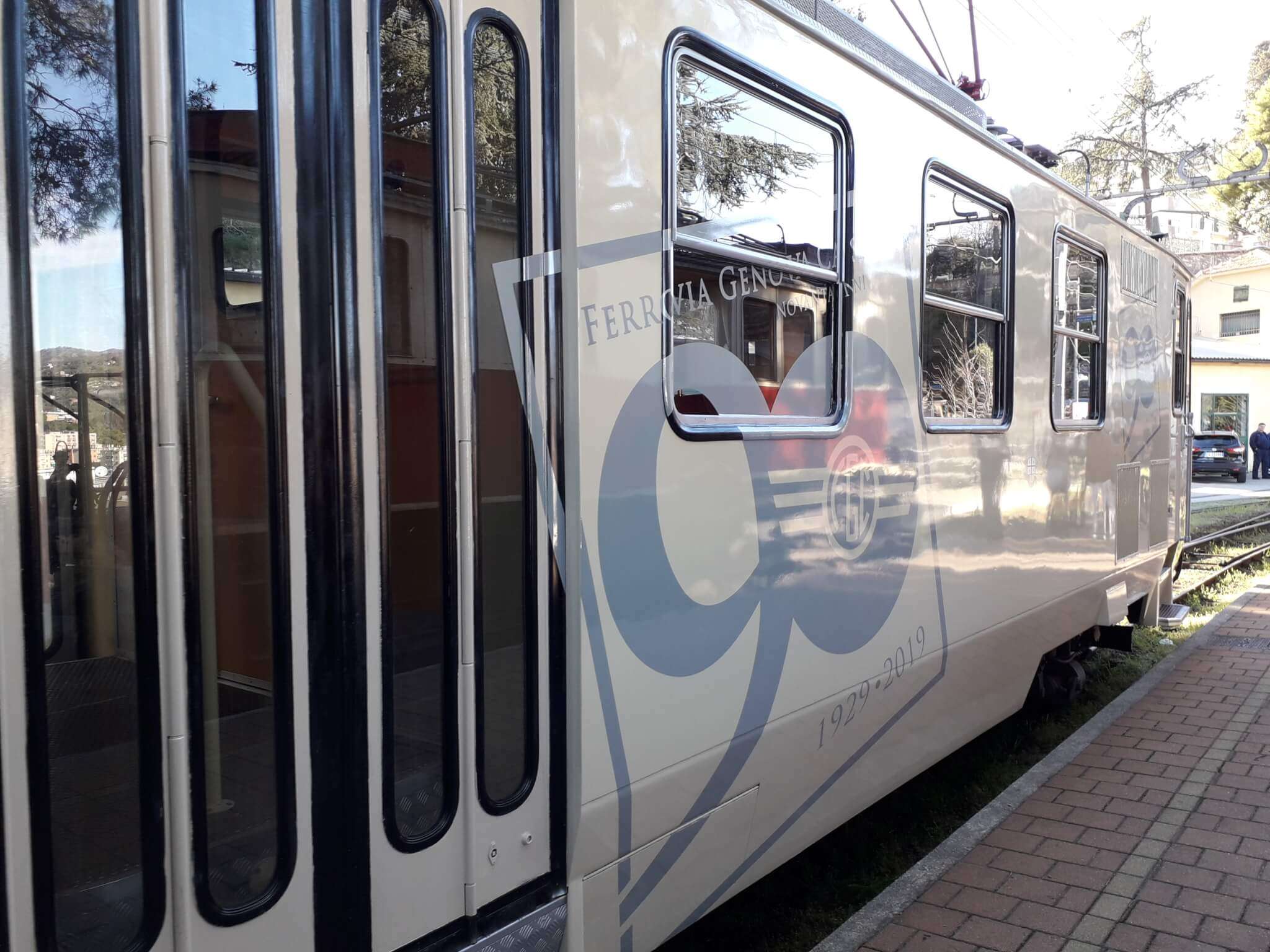 ferrovia genova casella livrea 90 anni