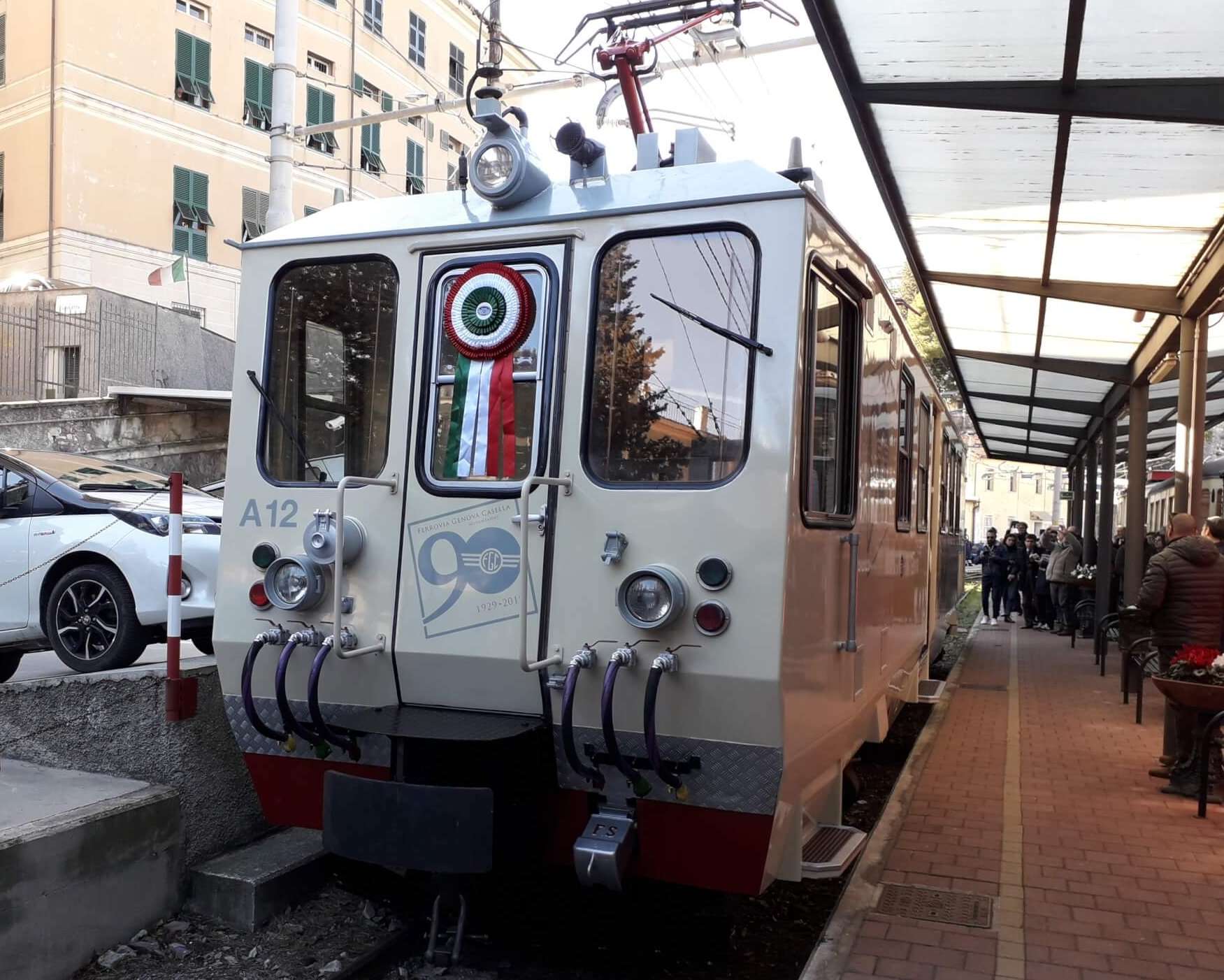 ferrovia genova casella livrea 90 anni