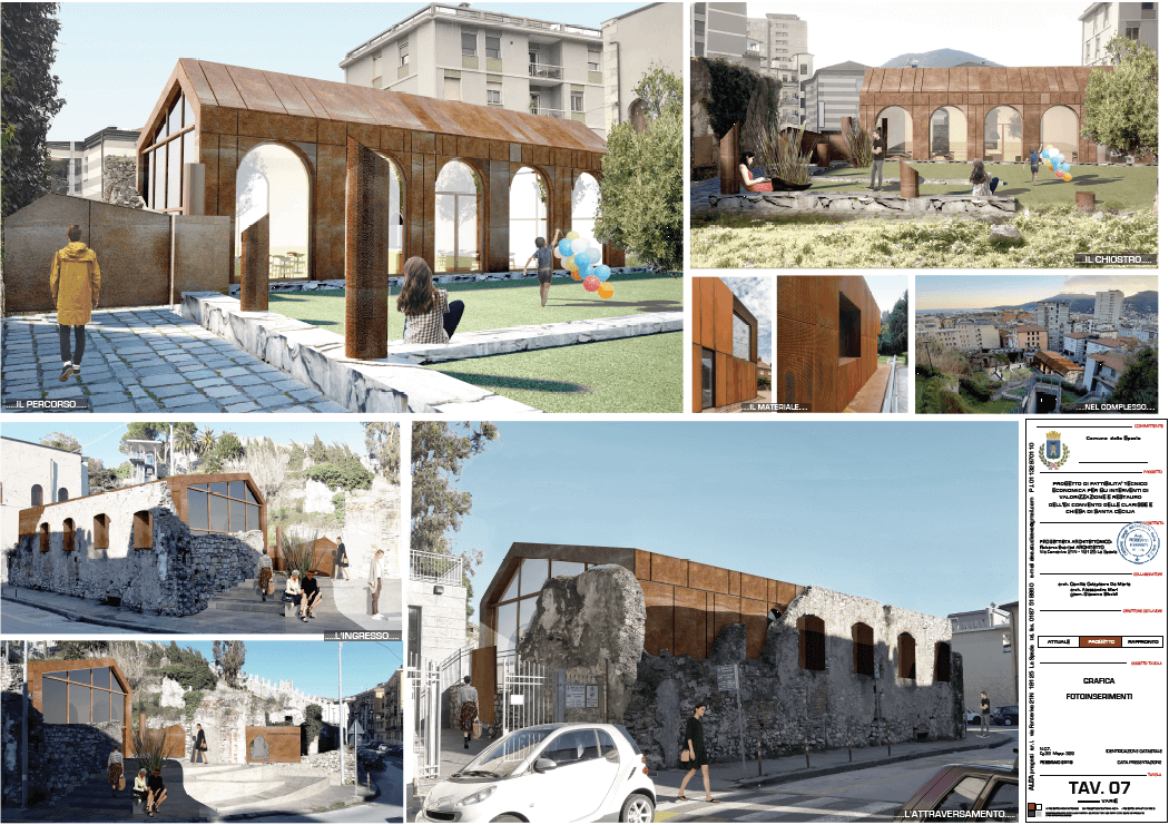 rendering ex convento delle clarisse la spezia