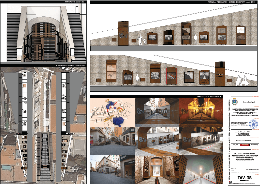 rendering galleria scalinata quintino sella