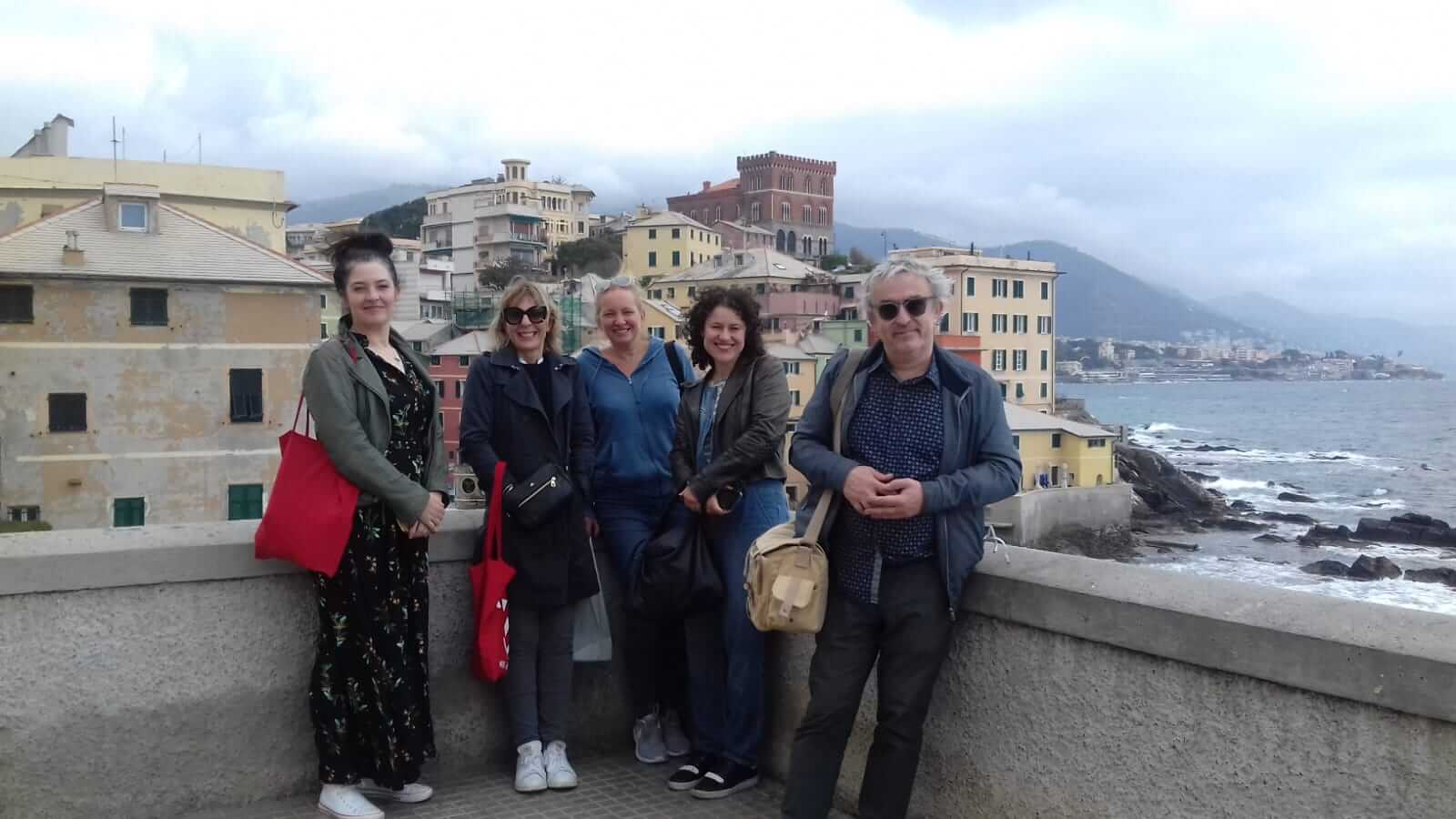 giornalisti inglesi a boccadasse