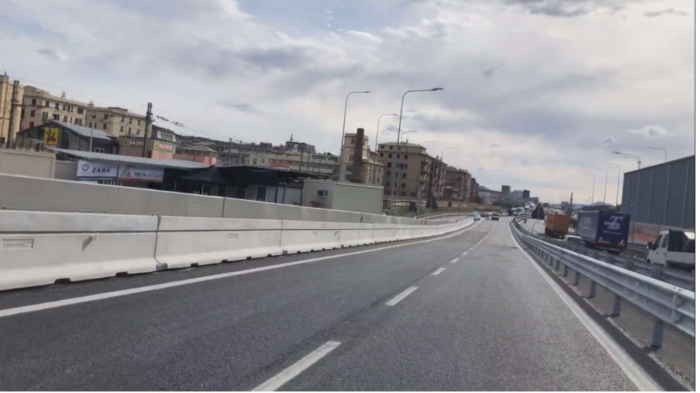 rampa genova guido rossa autostrada