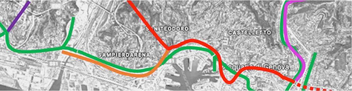 metropolitana sino a Fiumara