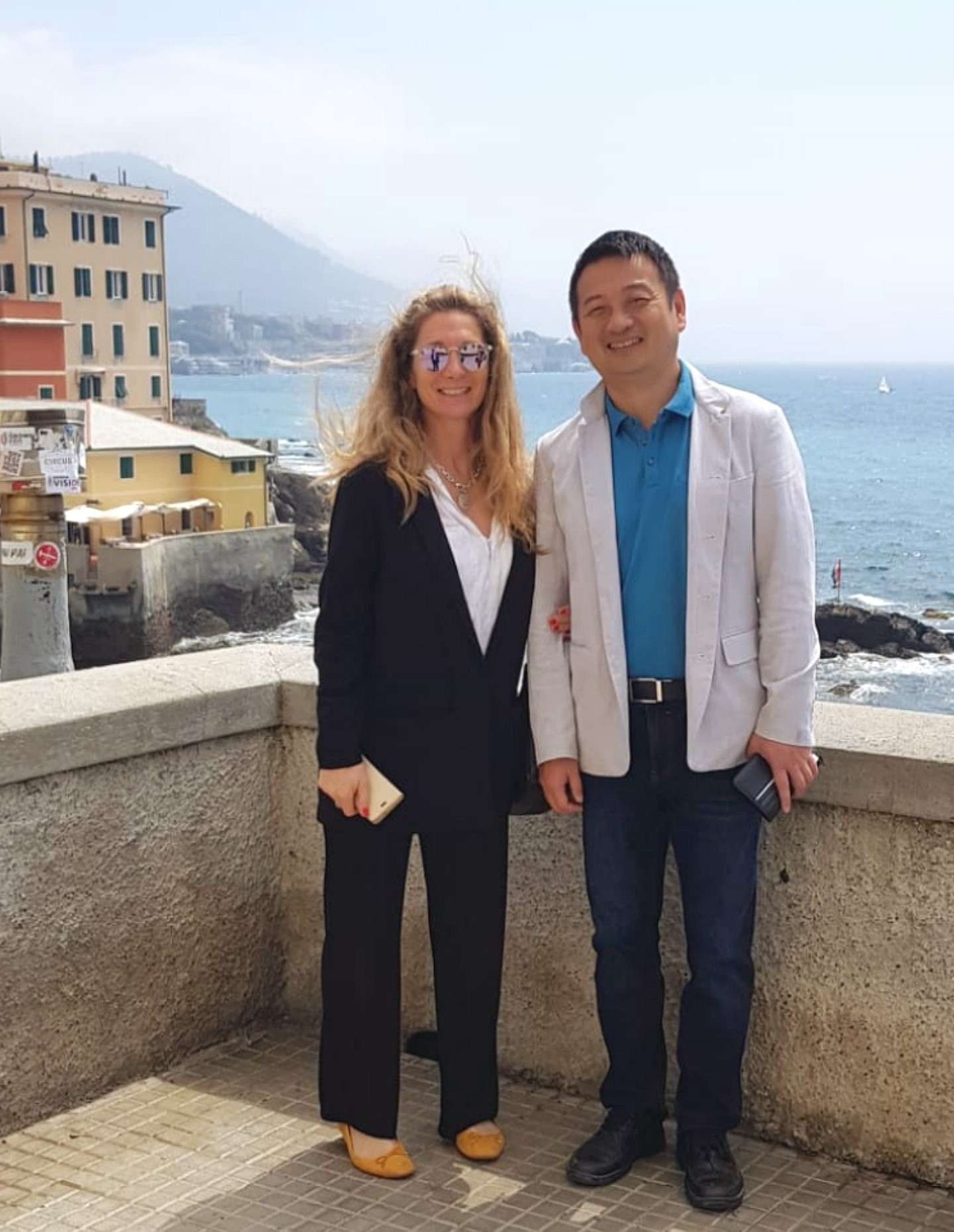 Direttore tecnico C-Way Cristina Langi con Presidente e Co-Fondatore di Ctrip James Jian Zhang Liang