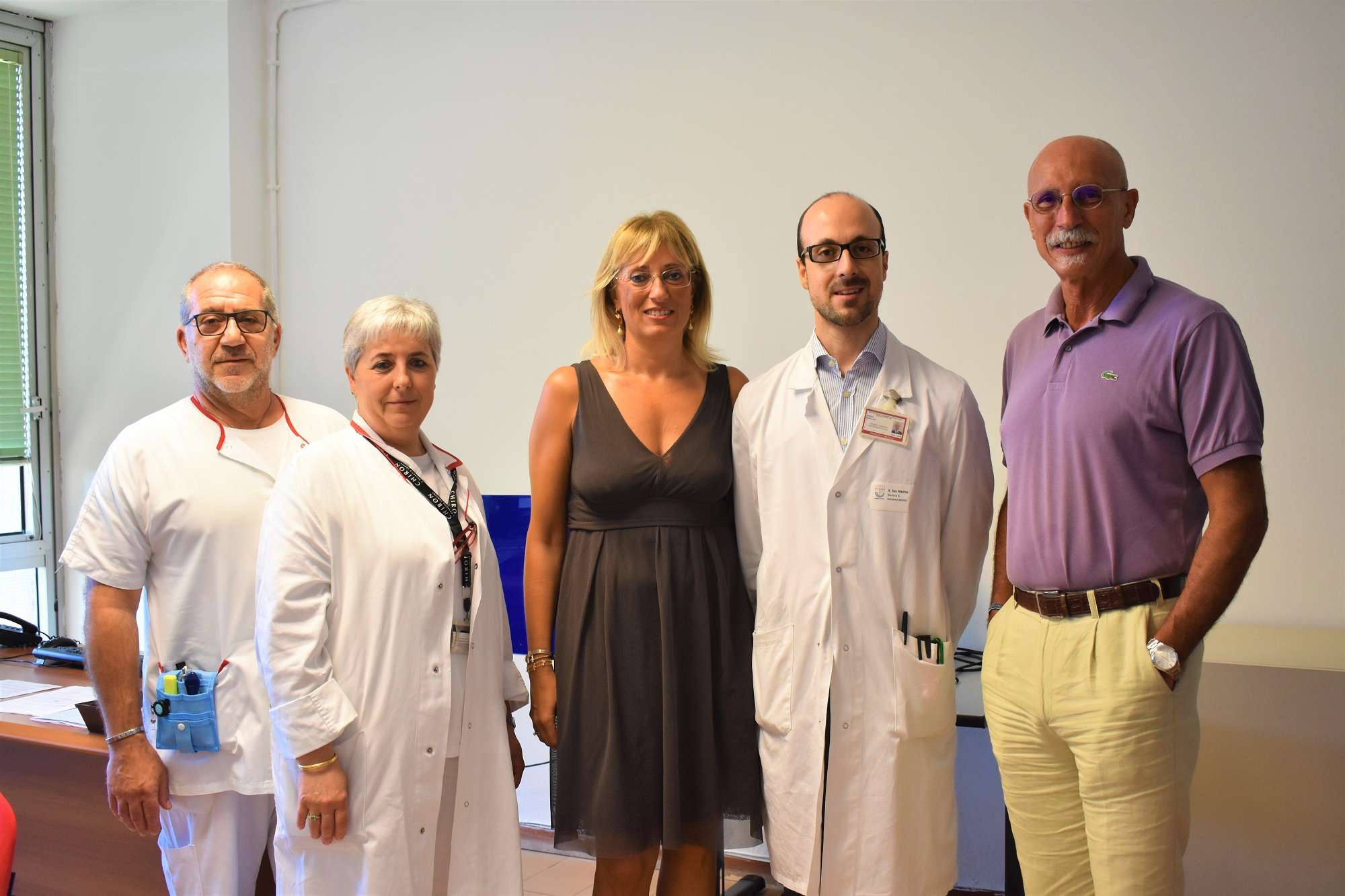 Agostini + DG e staff Trasfusionale