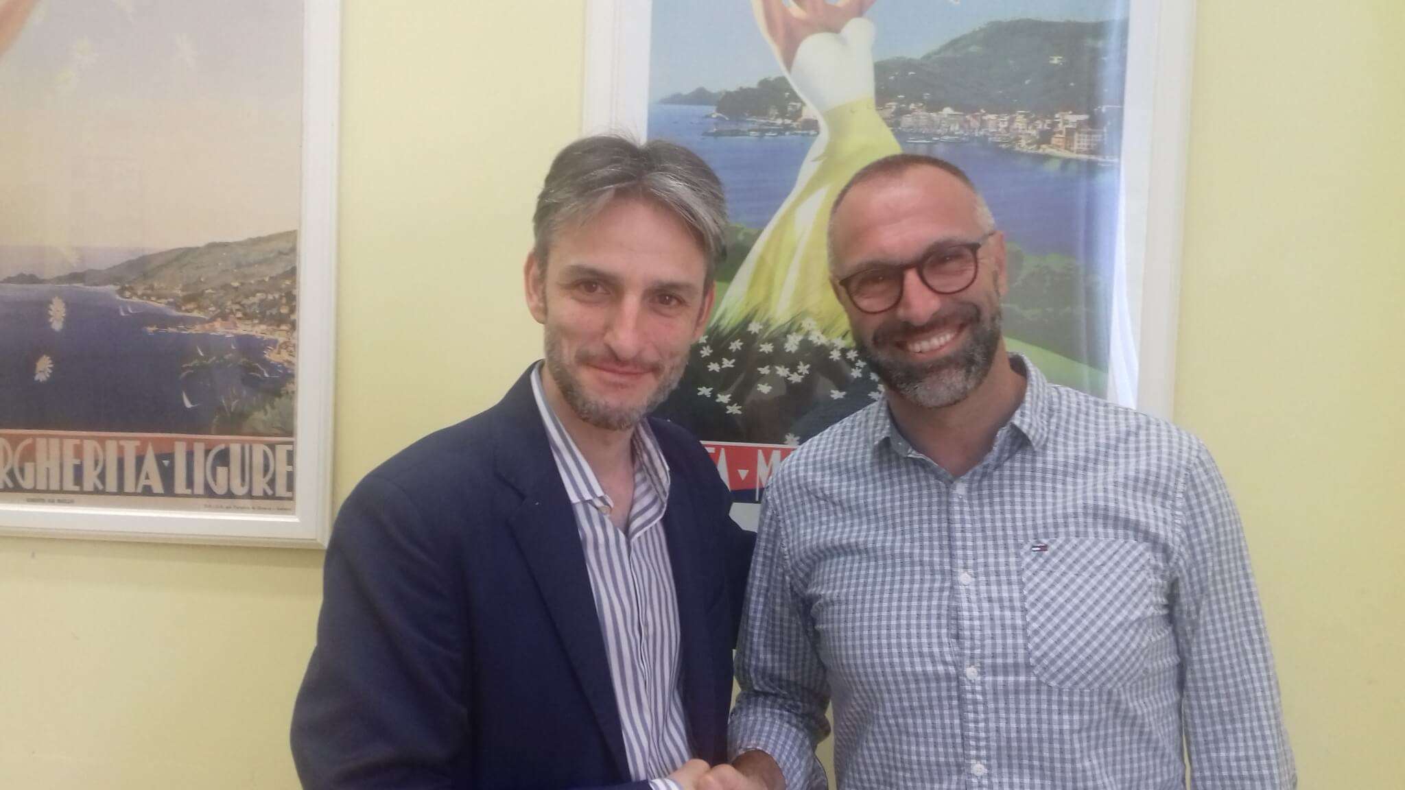 Il sindaco Paolo Donadoni e Francesco Faccini