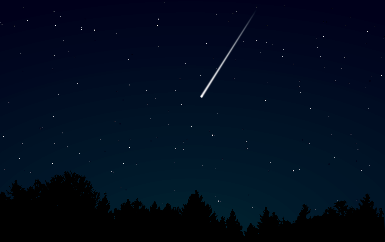 stelle cadenti notte