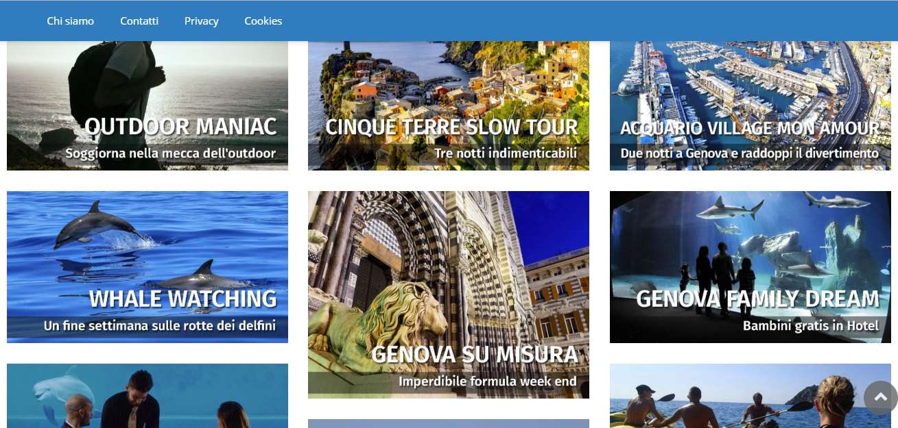 sito web vacanze in liguria