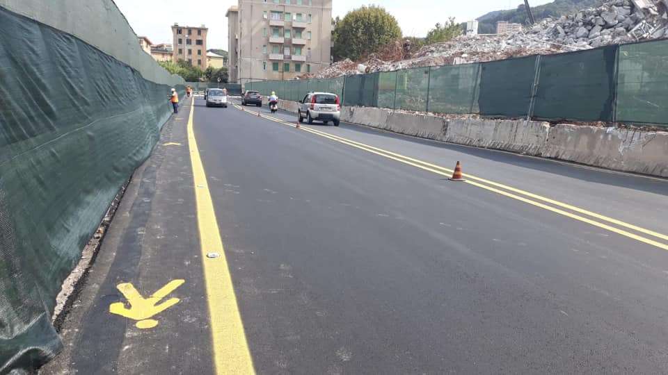 via porro passaggio pedonale