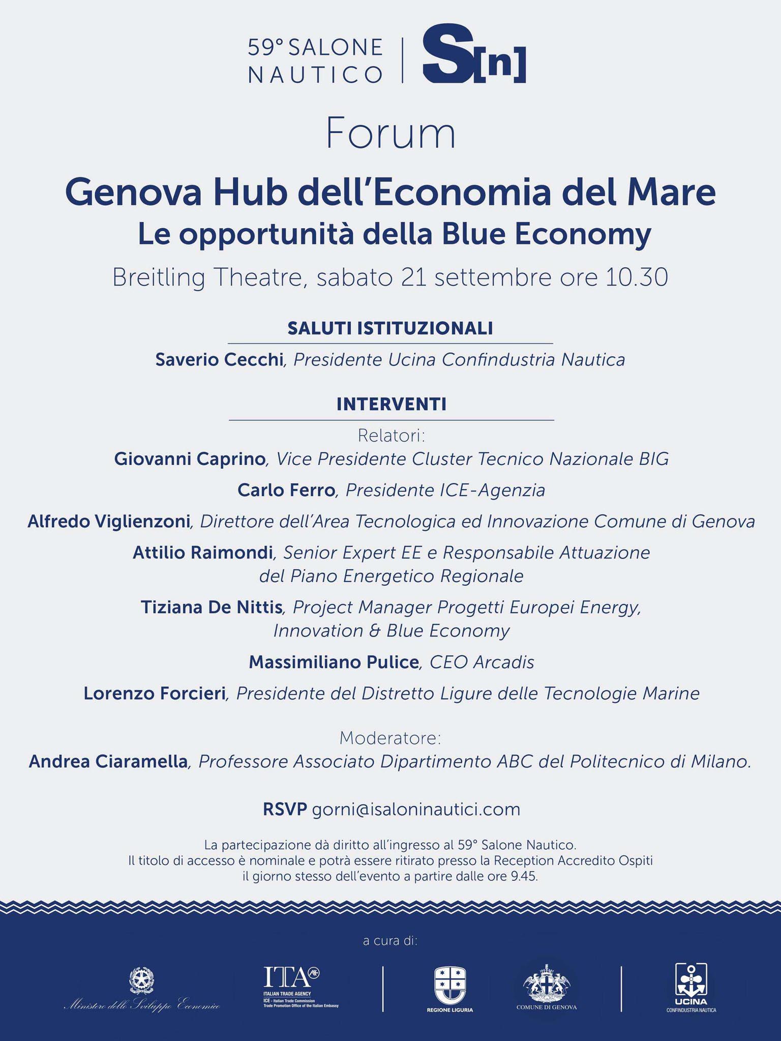 Genova Hub economia del mare
