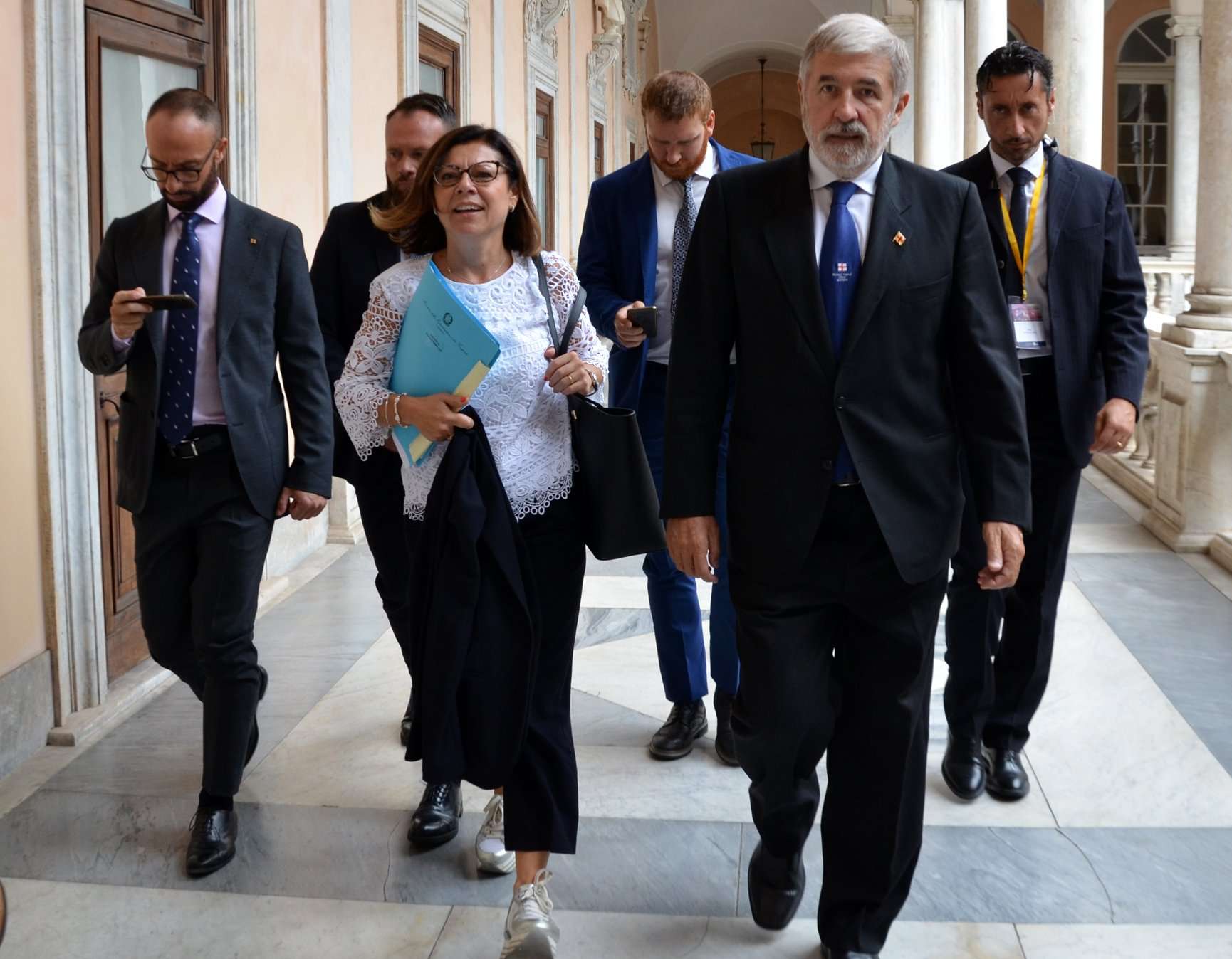 Vista ministro De Micheli Bucci