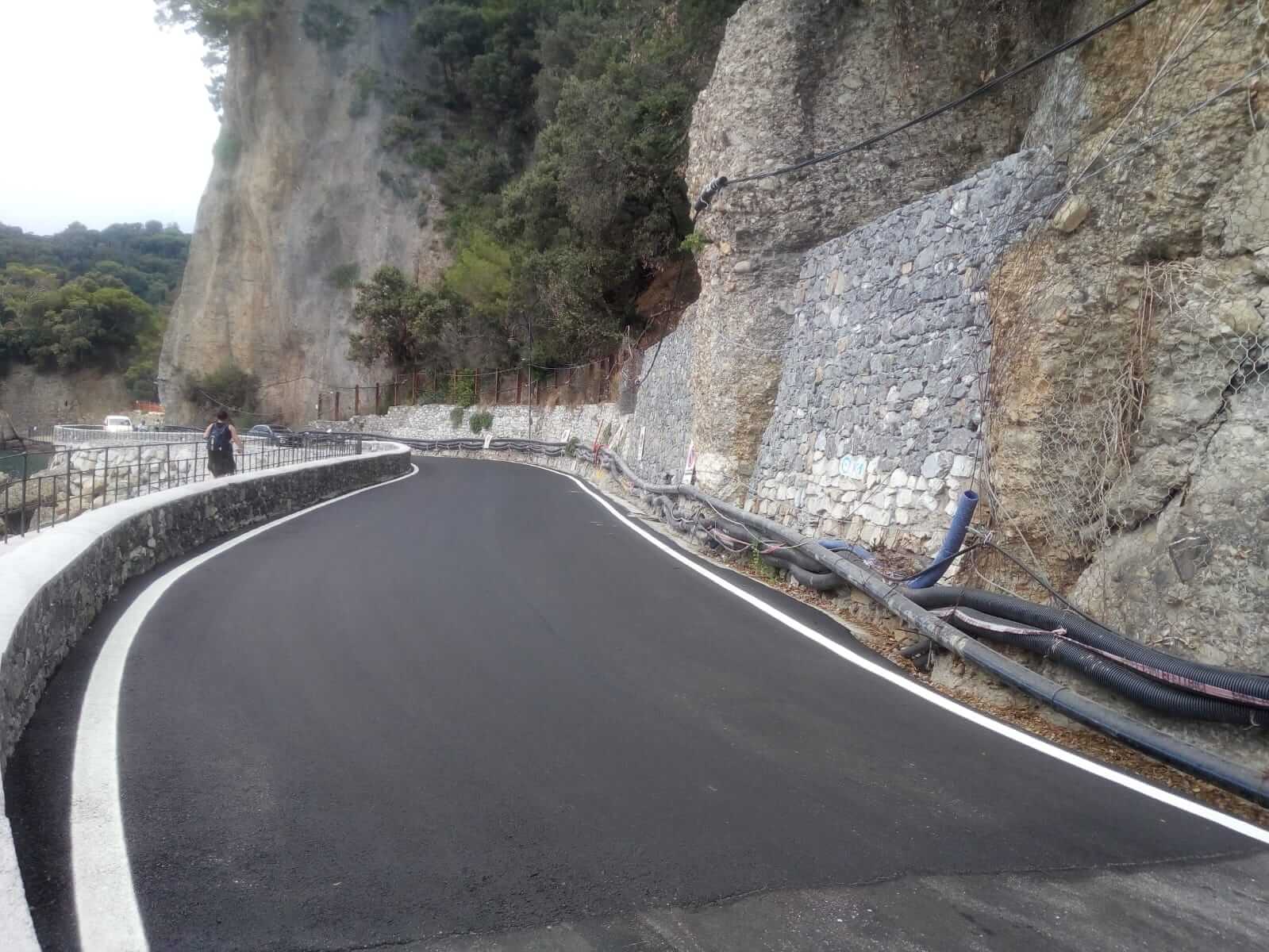 sp227 tracciatura segnaletica orizzontale