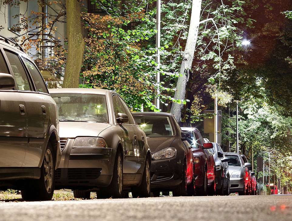 parcheggio, strada