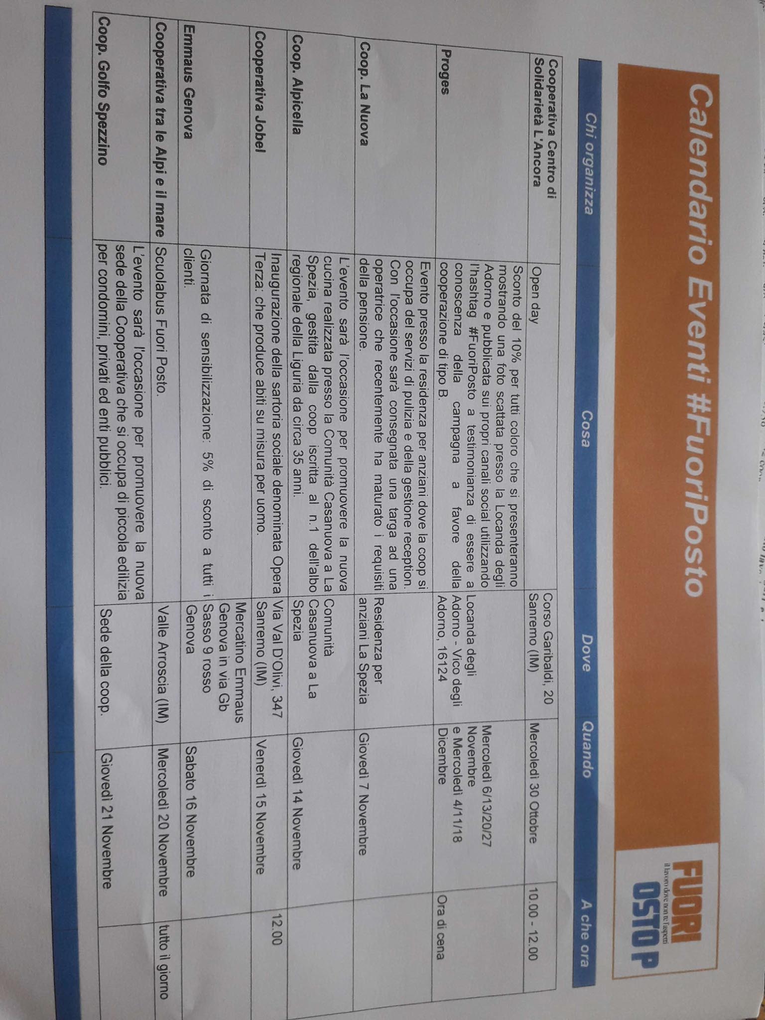 eventi #fuoriposto