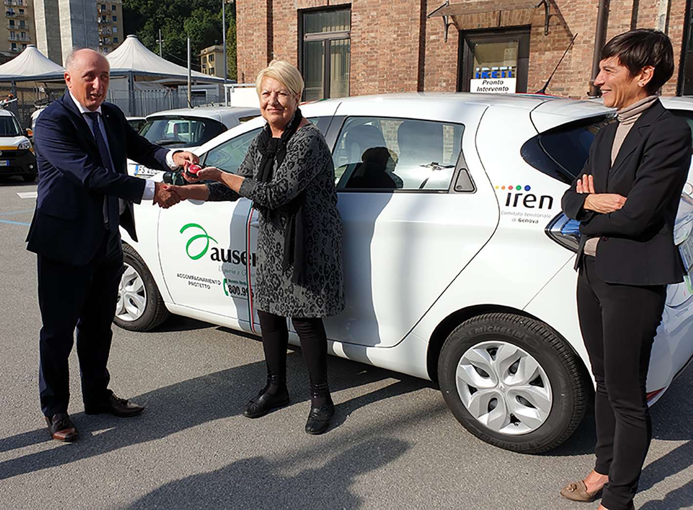 Iren auto elettrica ad Auser