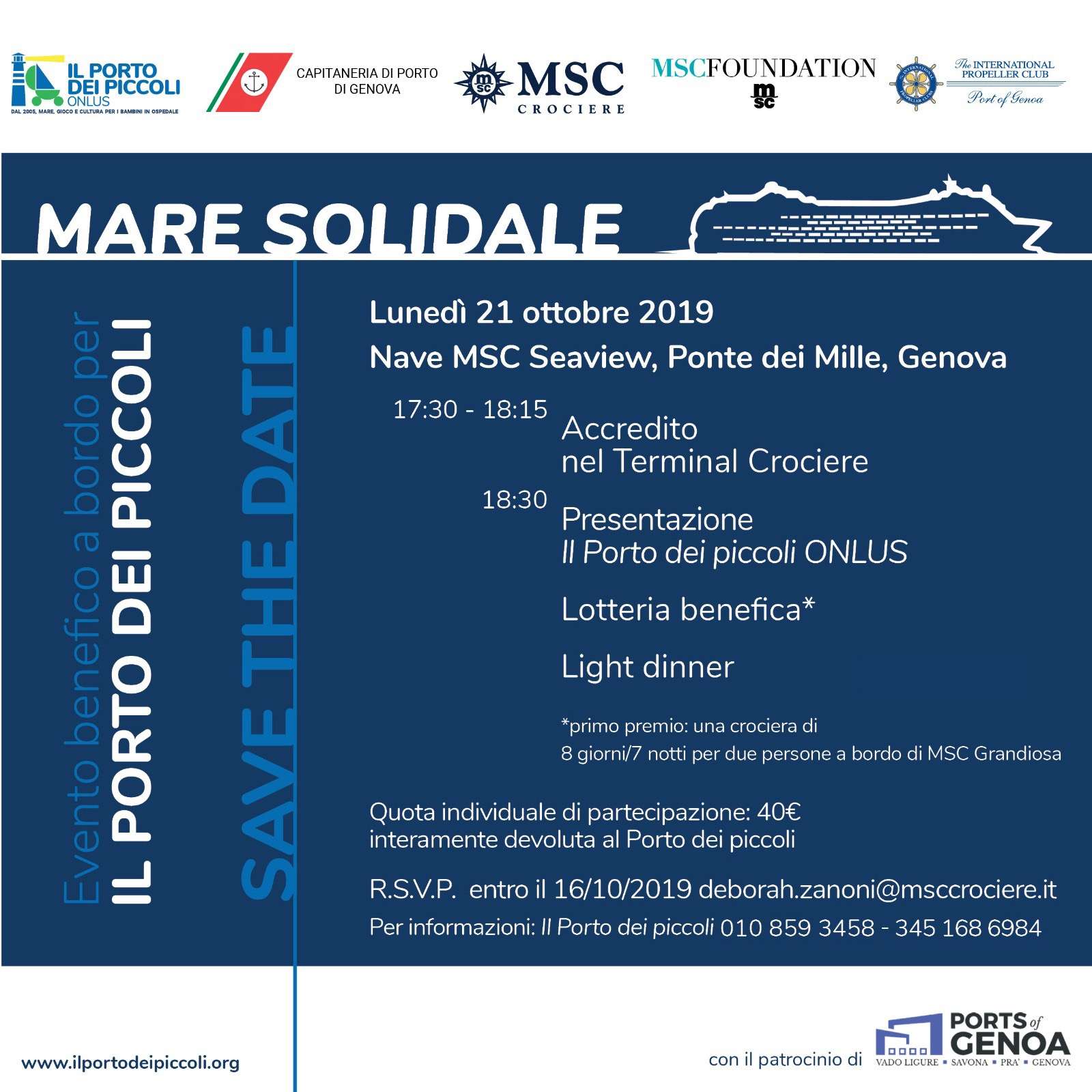 MSC SAVE THE DATE