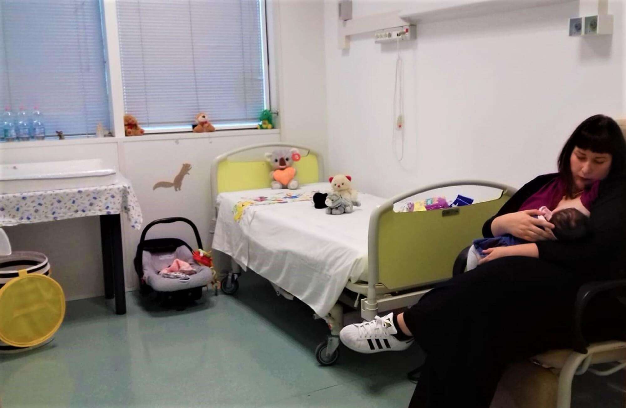 baby pit-stop ospedale san martino allattare al seno