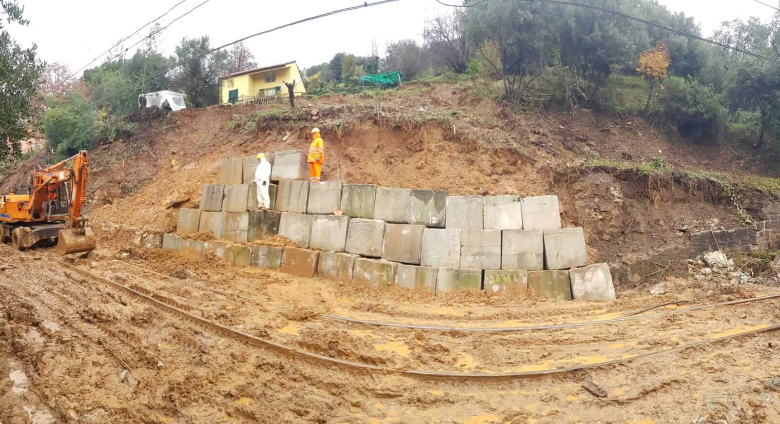 danni da maltempo treno savona