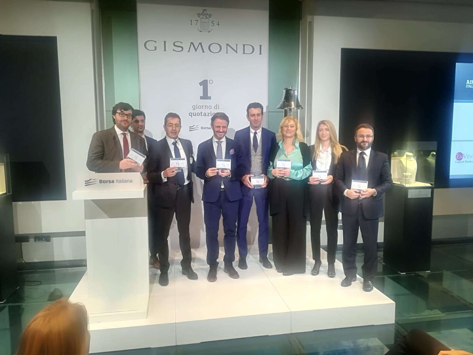 gismondi primo giorno quotazione