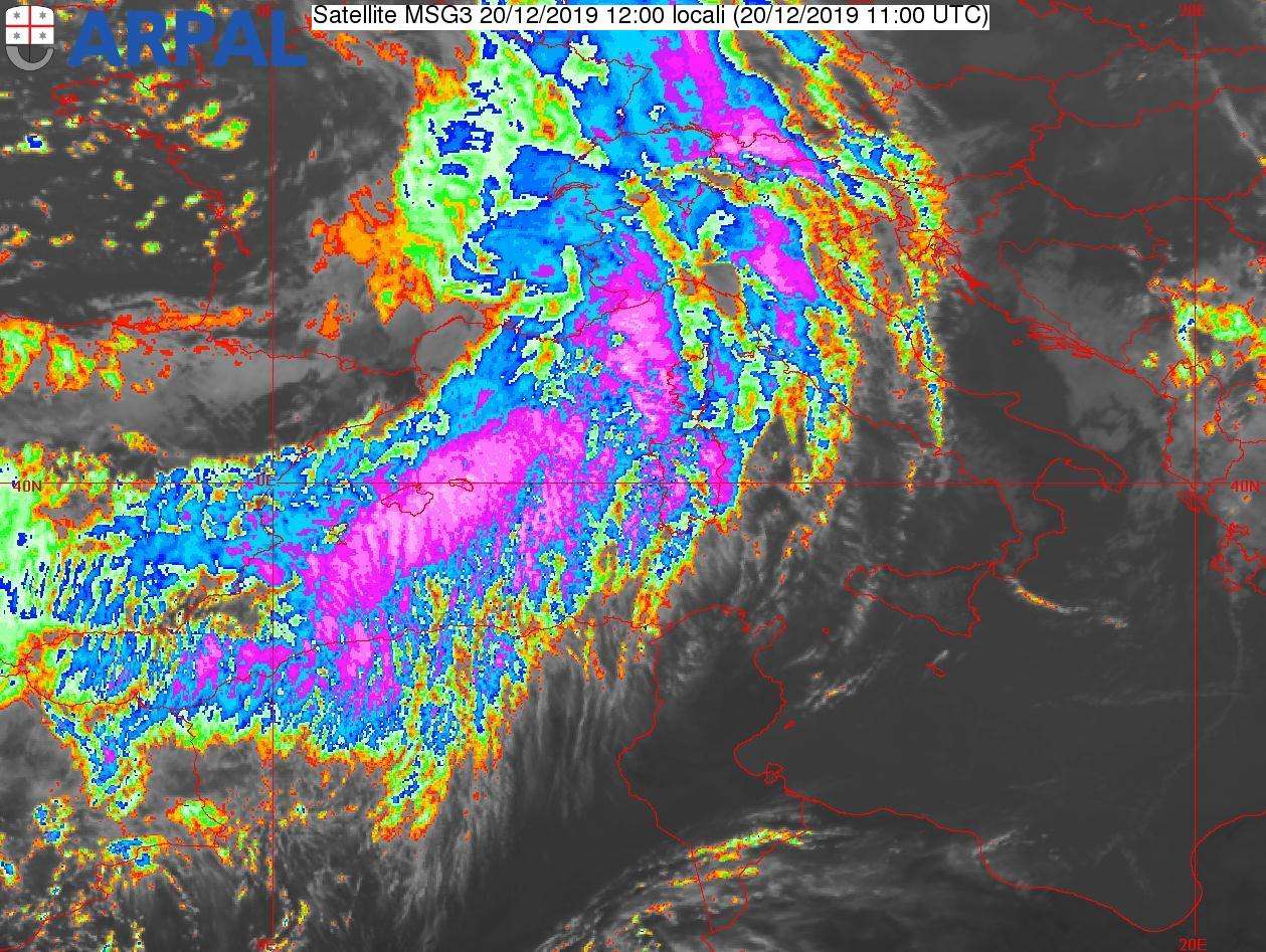 infrarosso ore 12 satellite