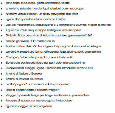 Gustincontri Food experience
