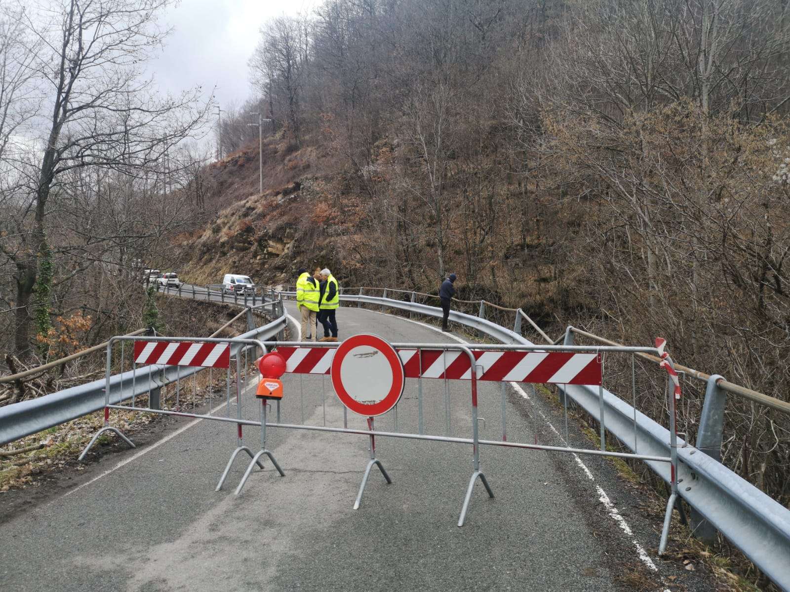 frana, lavori
