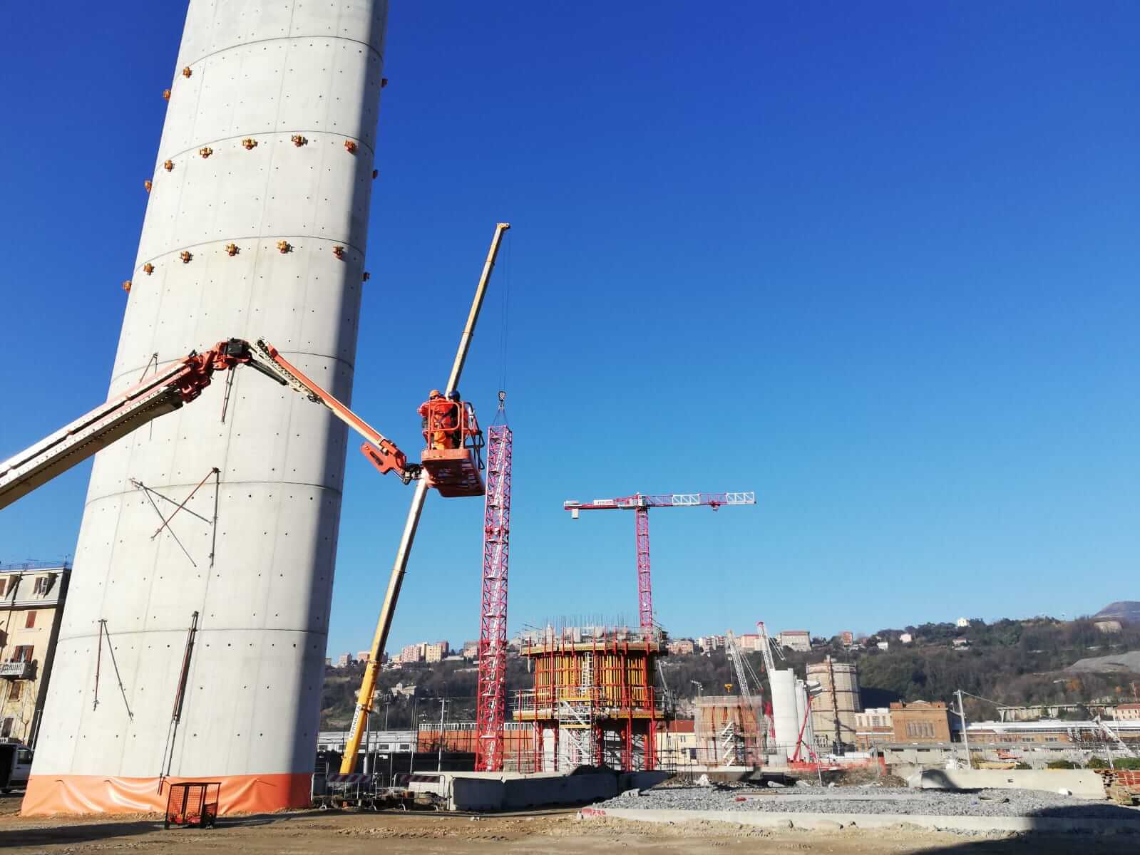 ponte morandi cantiere