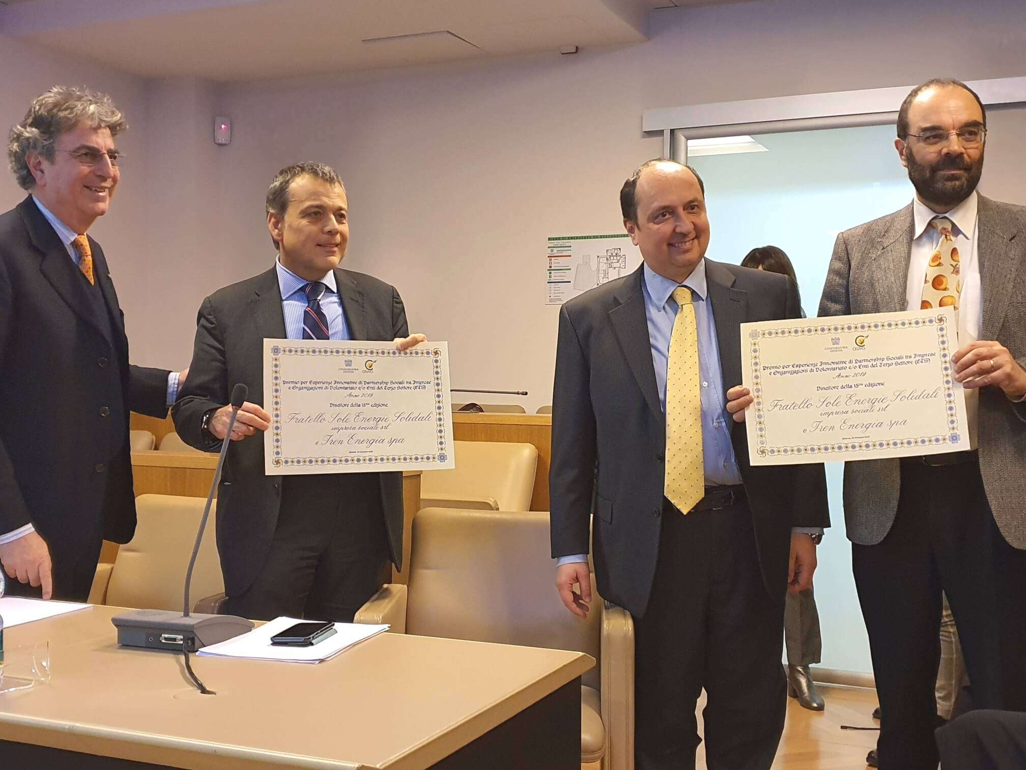Premiazione Vincitori Fratello Sole – Iren